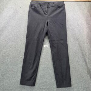 Loft Marisa Skinny Dress Pants Womens 4 Charcoal Gray Stretch Office Trousers